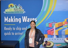 Sabrina Fisher with Full Tilt Marketing is representing Colombia Avocados, a growing program for the US market.